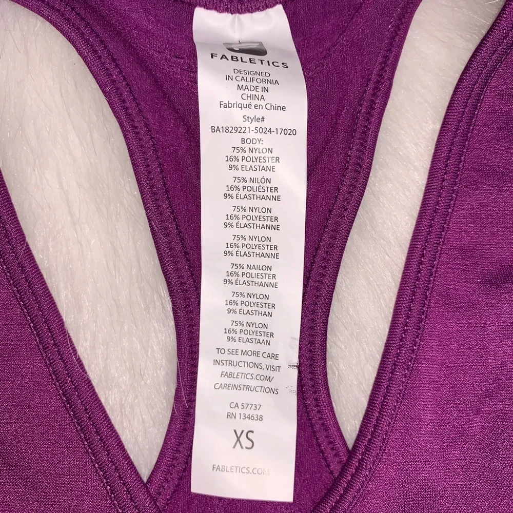 Fabletics Athletic Sports Bra Workout Gym Sz XS